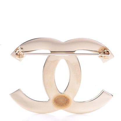 Chanel CC Brooch Gold 3 of 5