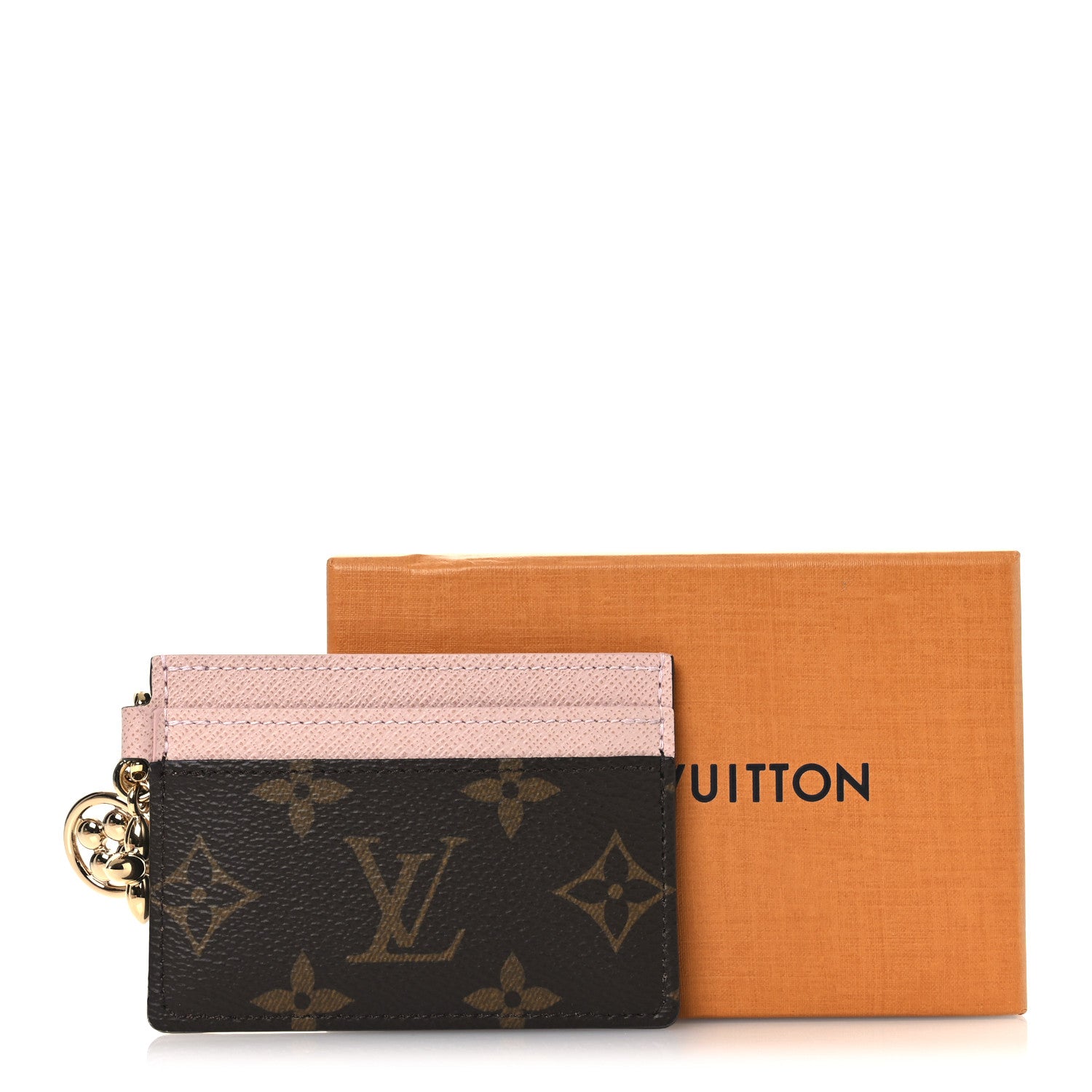 Louis Vuitton Monogram LV Charms Card Holder Rose Ballerine 7 of 7