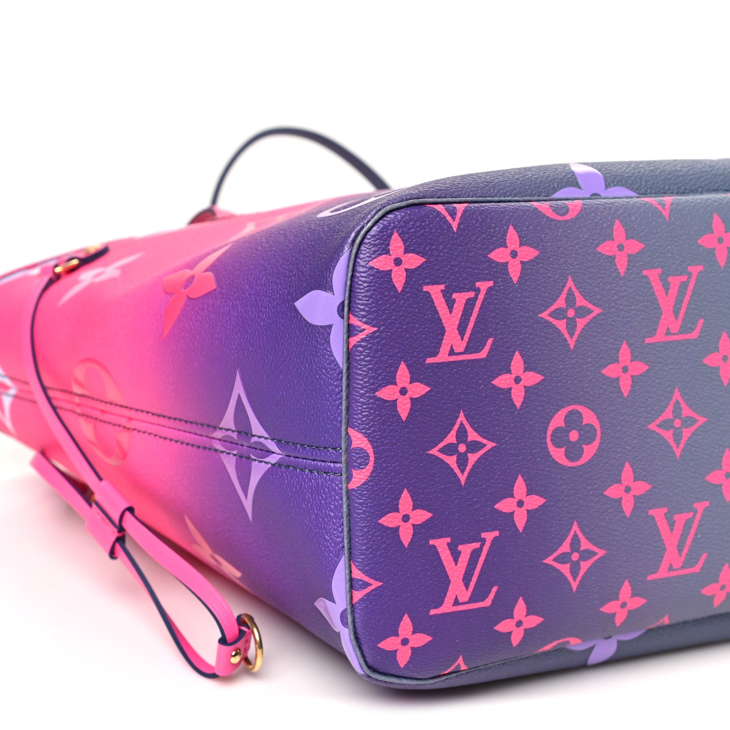 Louis Vuitton Monogram Giant Spring In The City Neverfull MM Midnight Fuchsia 9 of 10