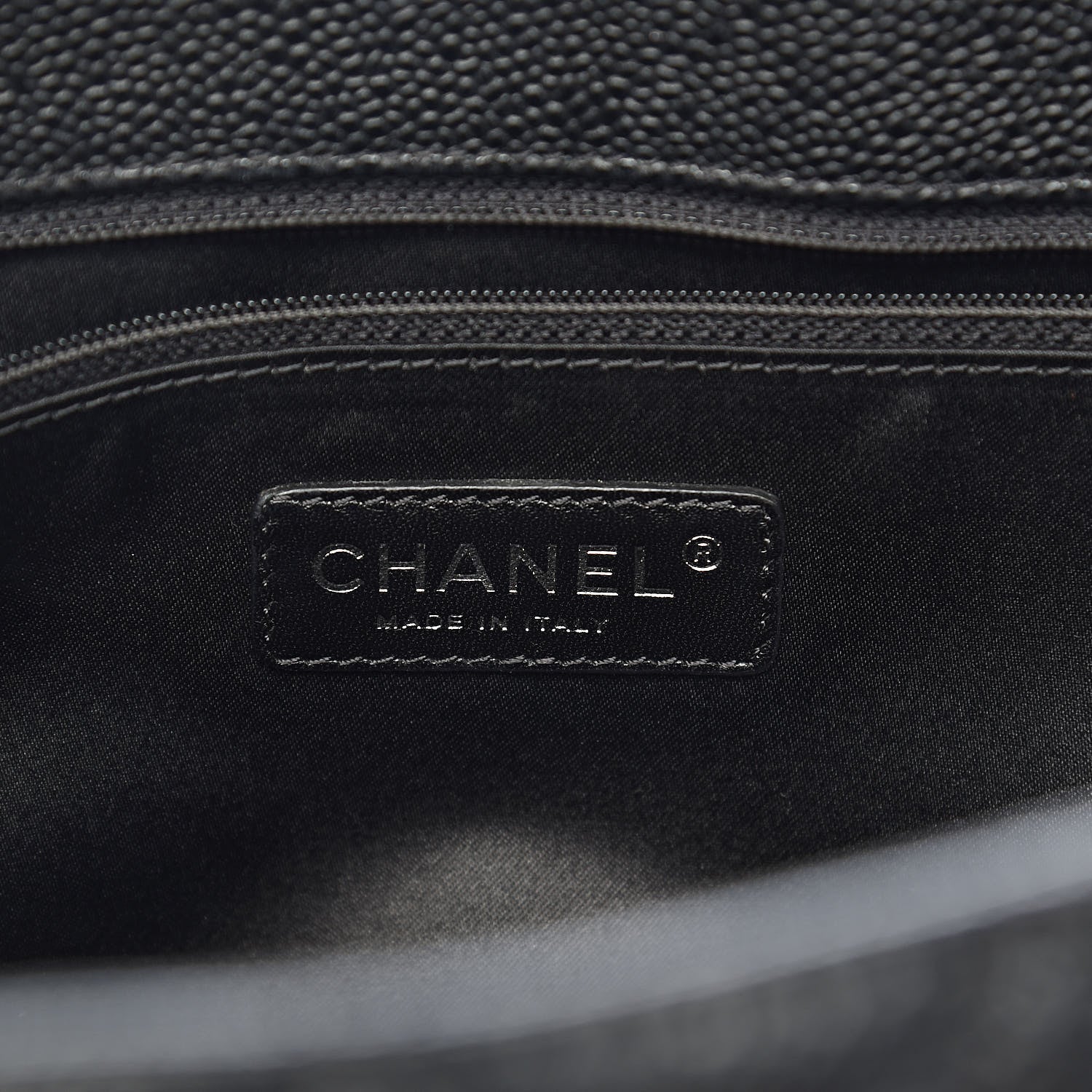 Chanel Caviar Quilted Grand Shopping Tote GST Black 6 of 10