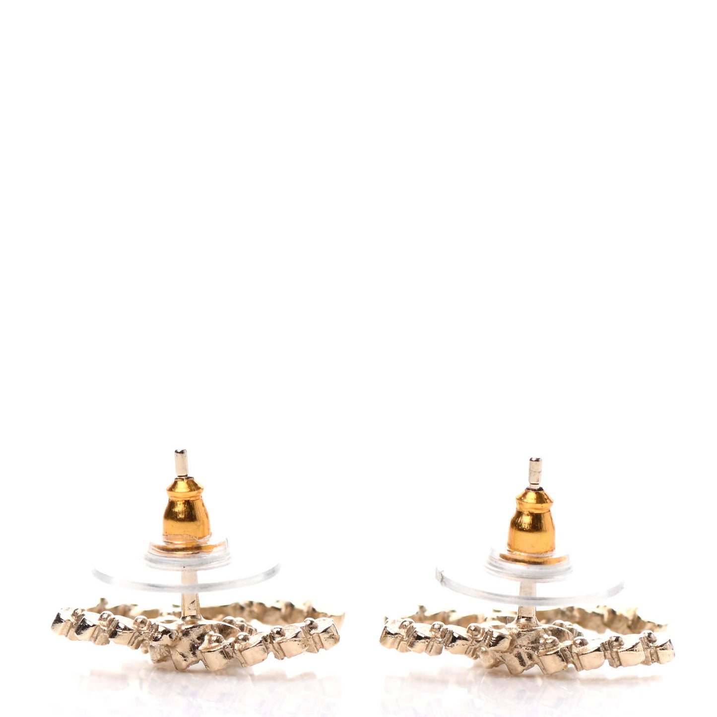 Crystal CC Earrings Gold