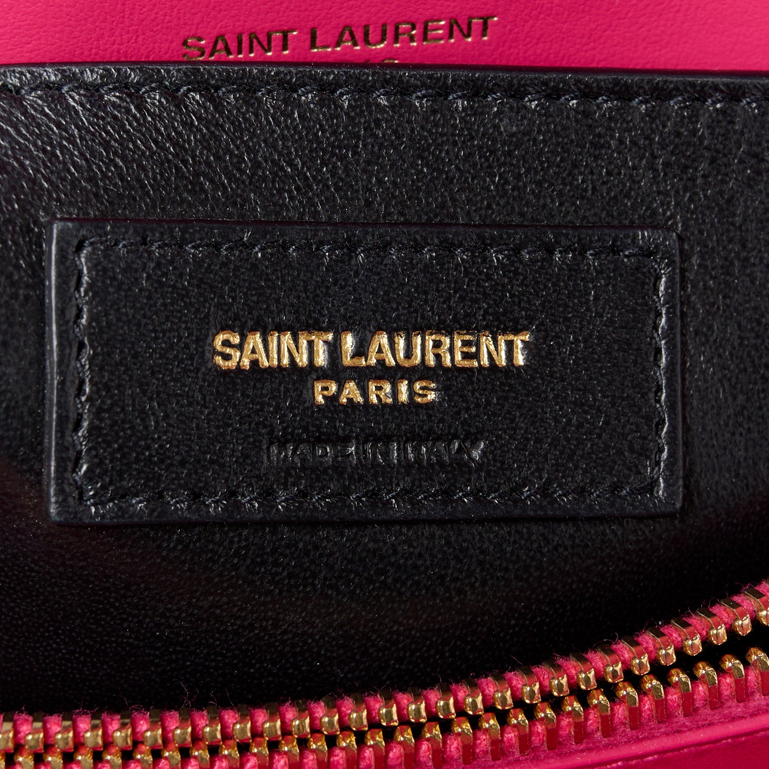 Saint Laurent SAINT LAURENT Calfskin Y Quilted Monogram Small Loulou Chain Satchel Fresh Fuchsia 7 of 11