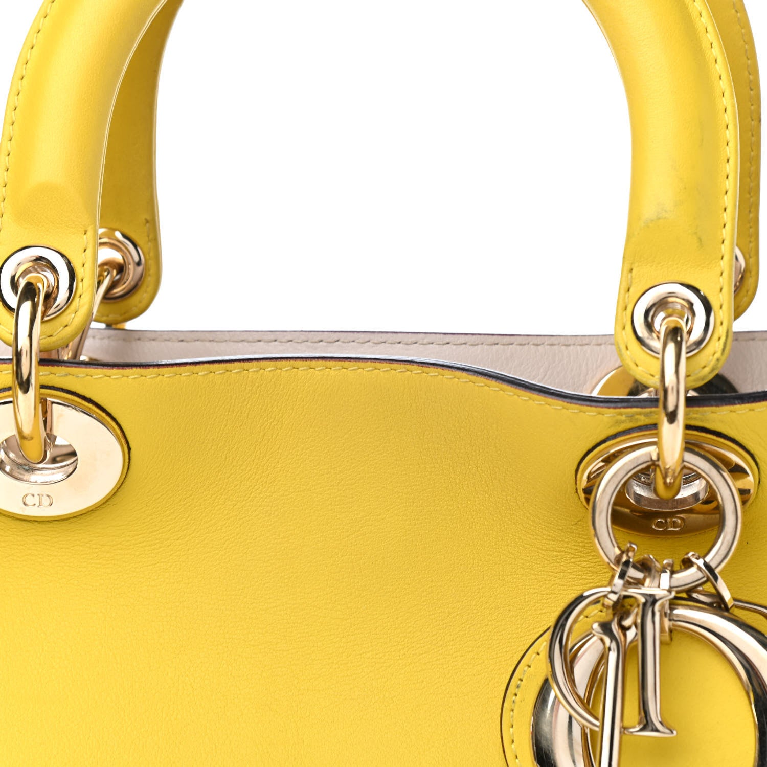 Christian Dior Smooth Calfskin Medium Diorissimo Tote Vert Acide 14 of 14