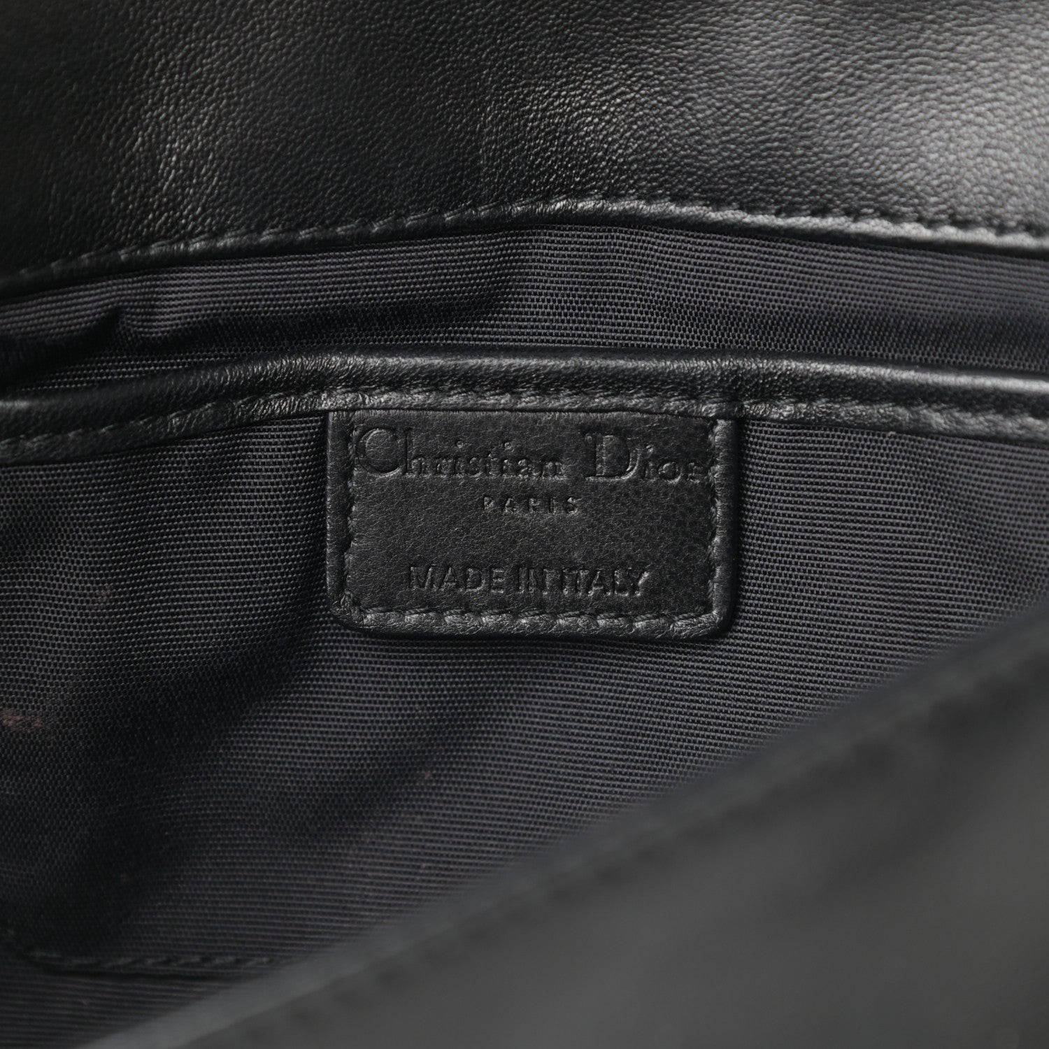 Christian Dior Lambskin Cannage Lady Dior Convertible Clutch Black 6 of 14