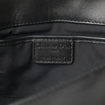 Christian Dior Lambskin Cannage Lady Dior Convertible Clutch Black 6 of 14