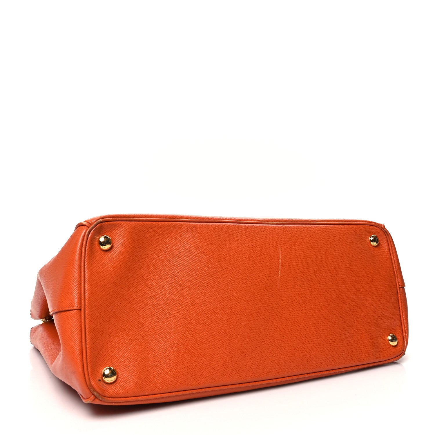 Prada Saffiano Large Galleria Double Zip Tote Papaya 3 of 13