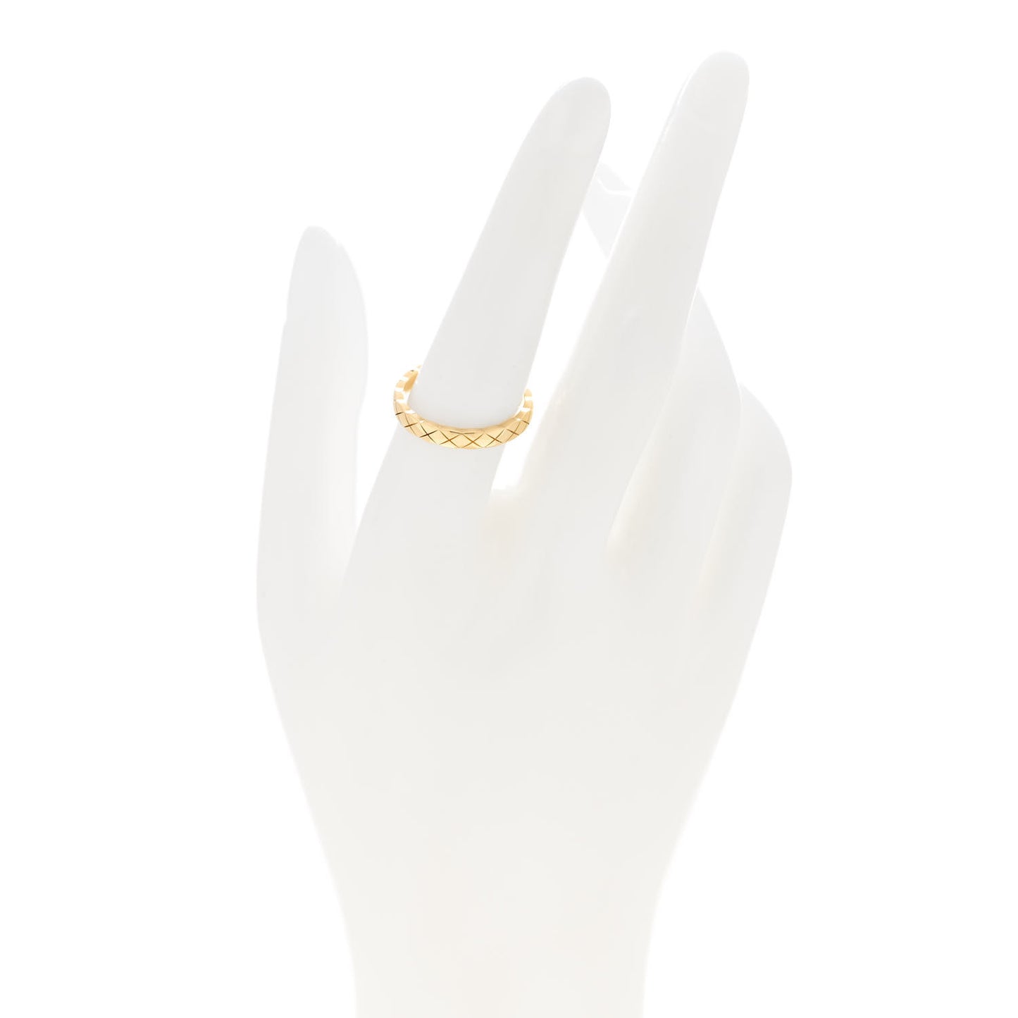 18K Yellow Gold Mini Coco Crush Ring 56 7.5