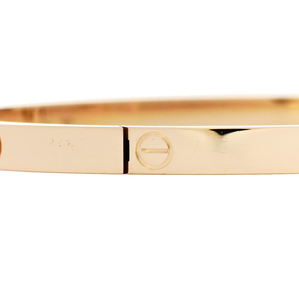 18K Yellow Gold Small LOVE Bracelet 17