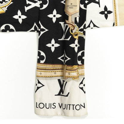 Louis Vuitton Silk Monogram Confidential Bandeau Black 2 of 4