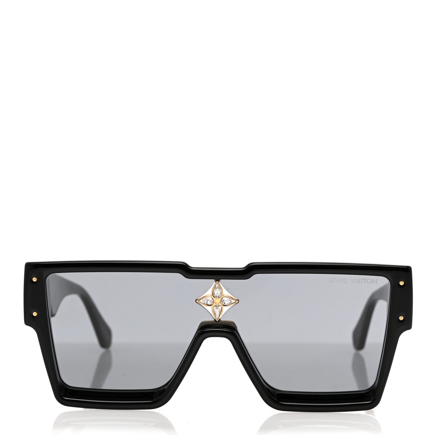 Acetate Swarovski Crystal Cyclone Sunglasses Z1578W Black