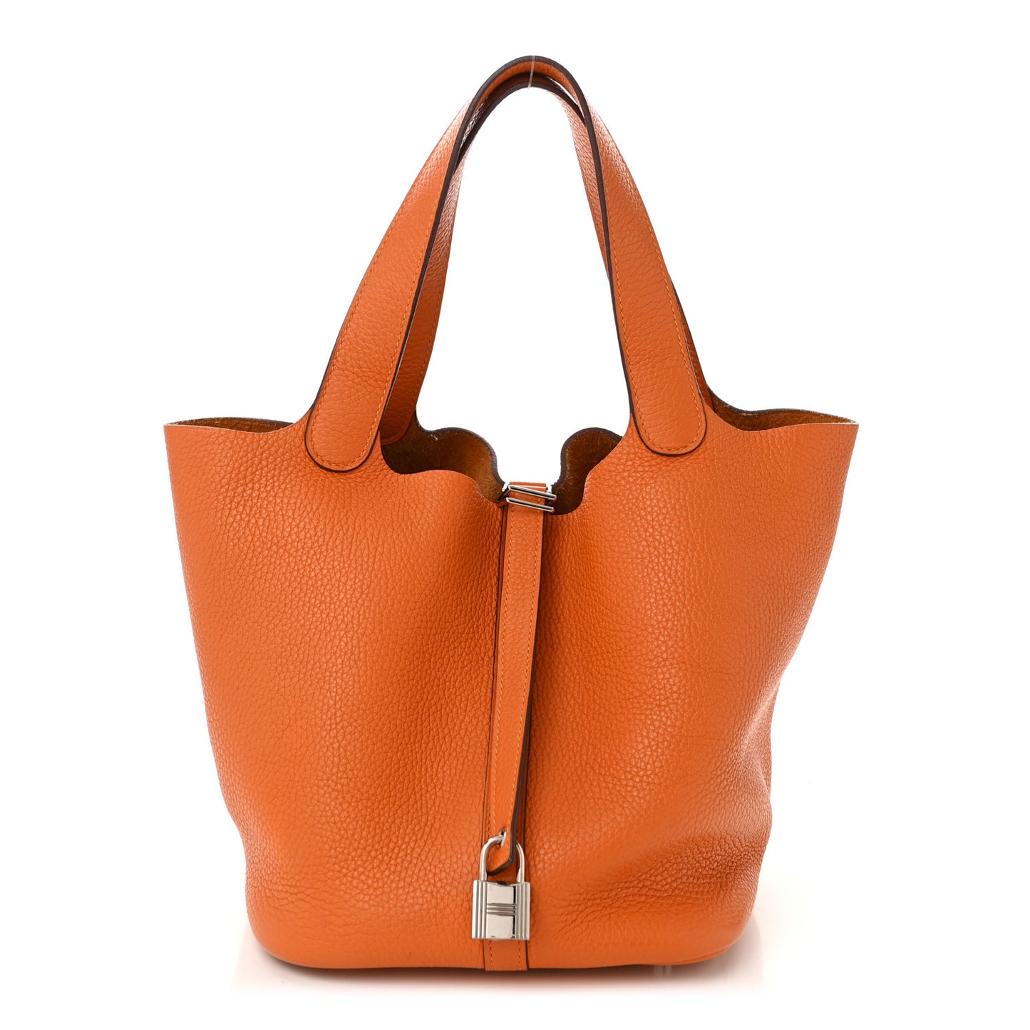 Taurillon Clemence Picotin Lock 22 MM Orange