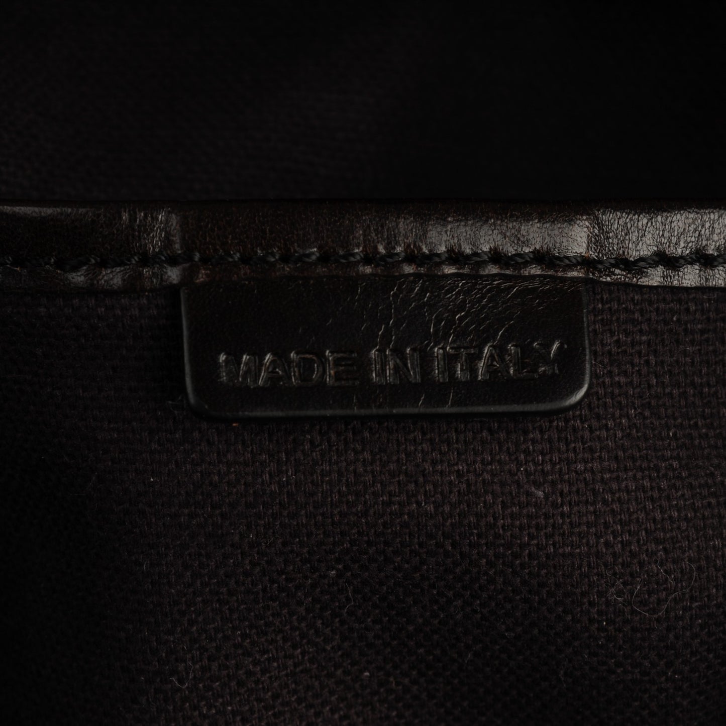 Suede Haymarket Check Colorblock Small Canterbury Tote Dark Brown