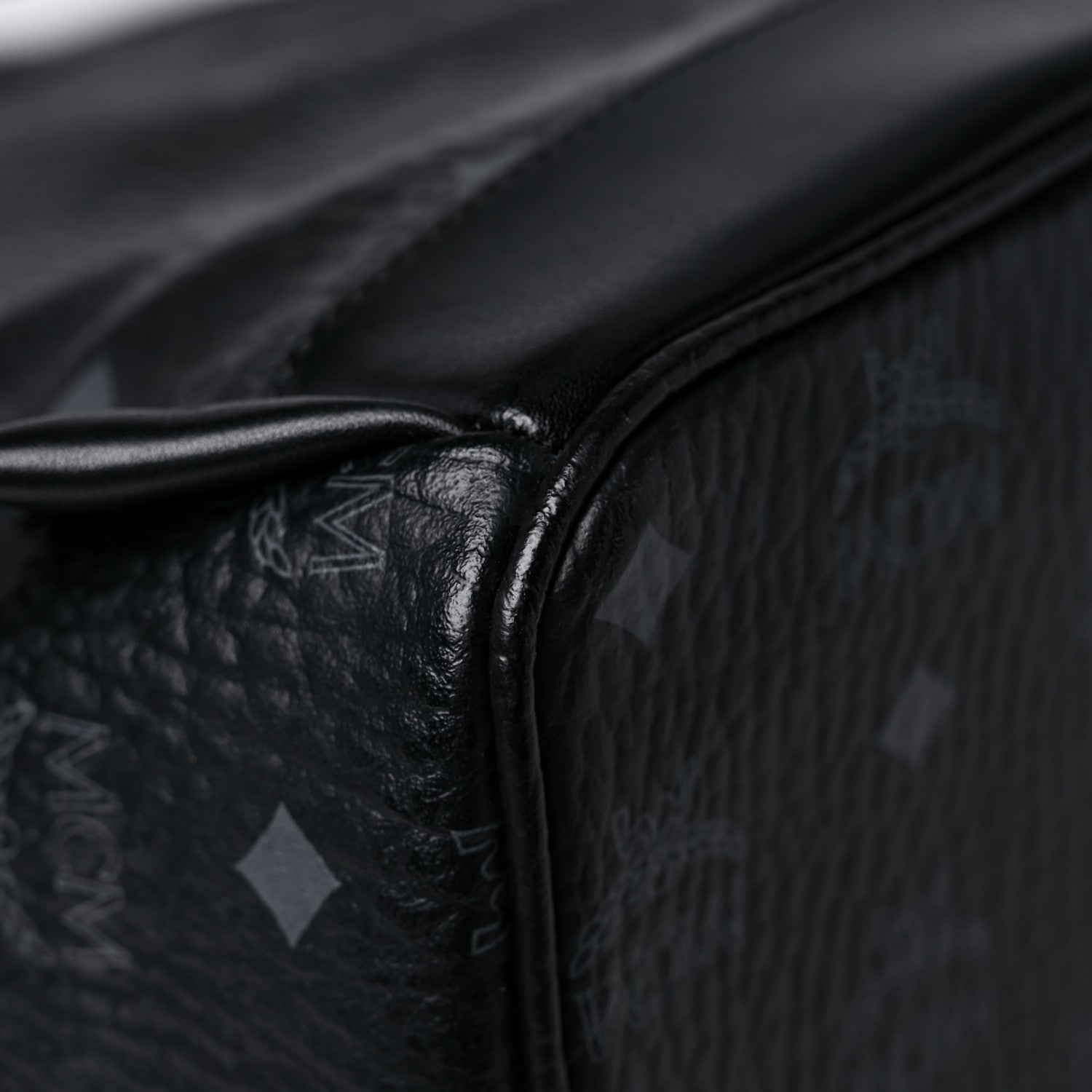 MCM Visetos Studded Medium Stark M Backpack Black 10 of 21