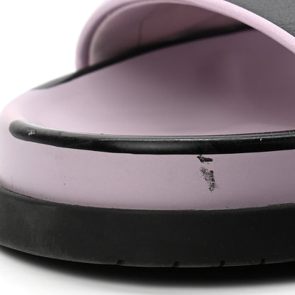 Fendi X JOSHUA VIDES Roma Calfskin Fussbetts Slide Sandals 39 Pink Xiloph White Black 8 of 8
