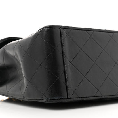 Chanel Lambskin Quilted XL Jumbo Single Flap Black 10 of 15