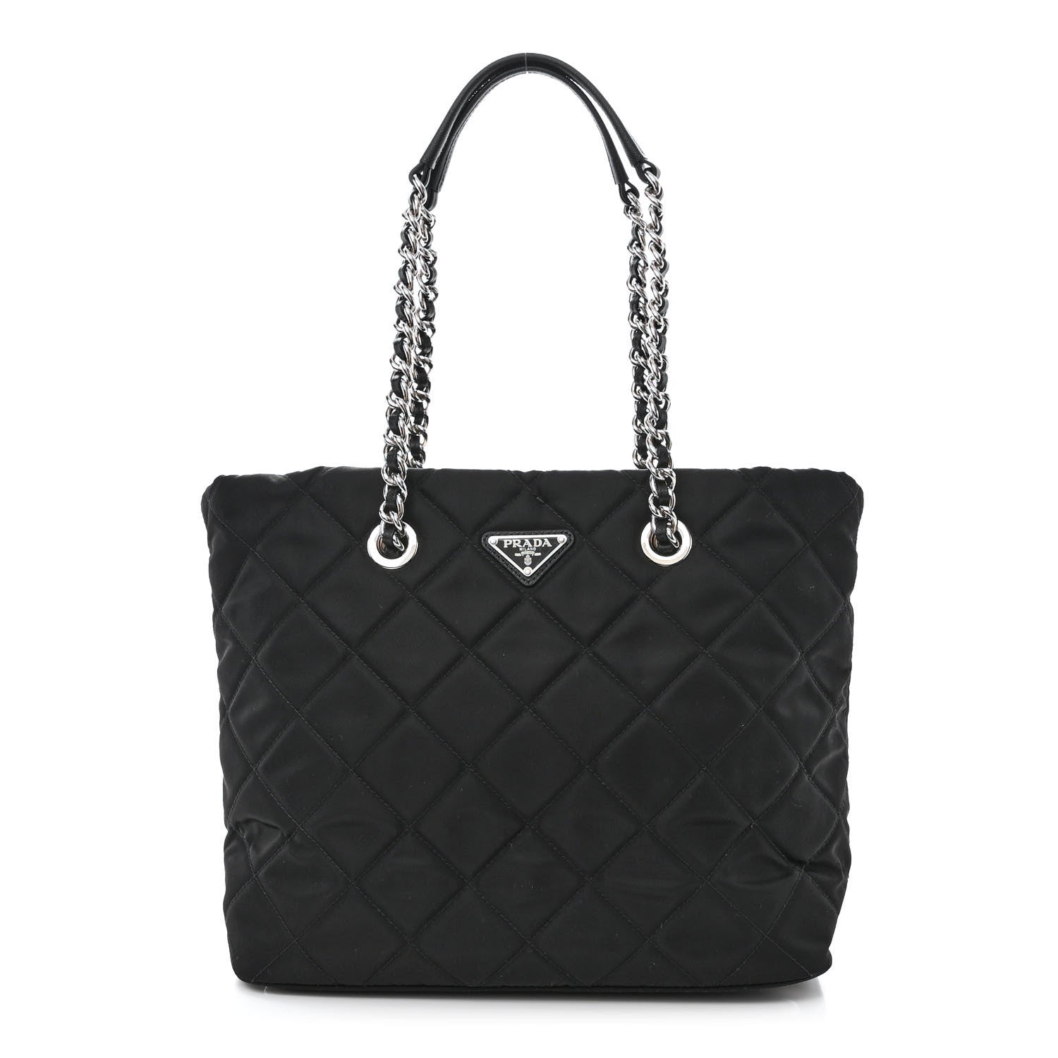 Prada Nylon Tessuto Impuntu Quilted Tote Black 1 of 11