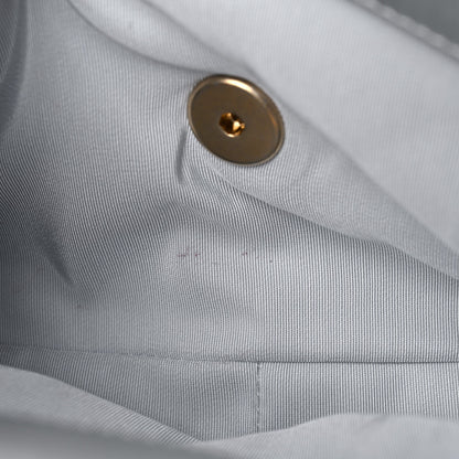 Chanel Metallic Goatskin Quilted Medium Chanel 19 Flap Silver 12 of 13