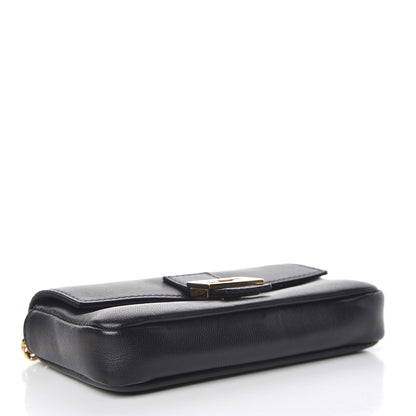 Fendi Shiny Nappa Micro Baguette Black 4 of 11