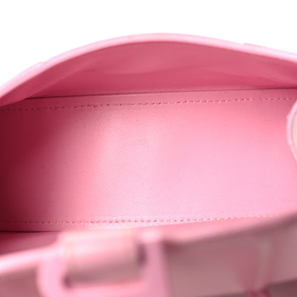 Balenciaga Shiny Box Calfskin Tonal B Hourglass Top Handle Bag XS Candy Pink 5 of 14