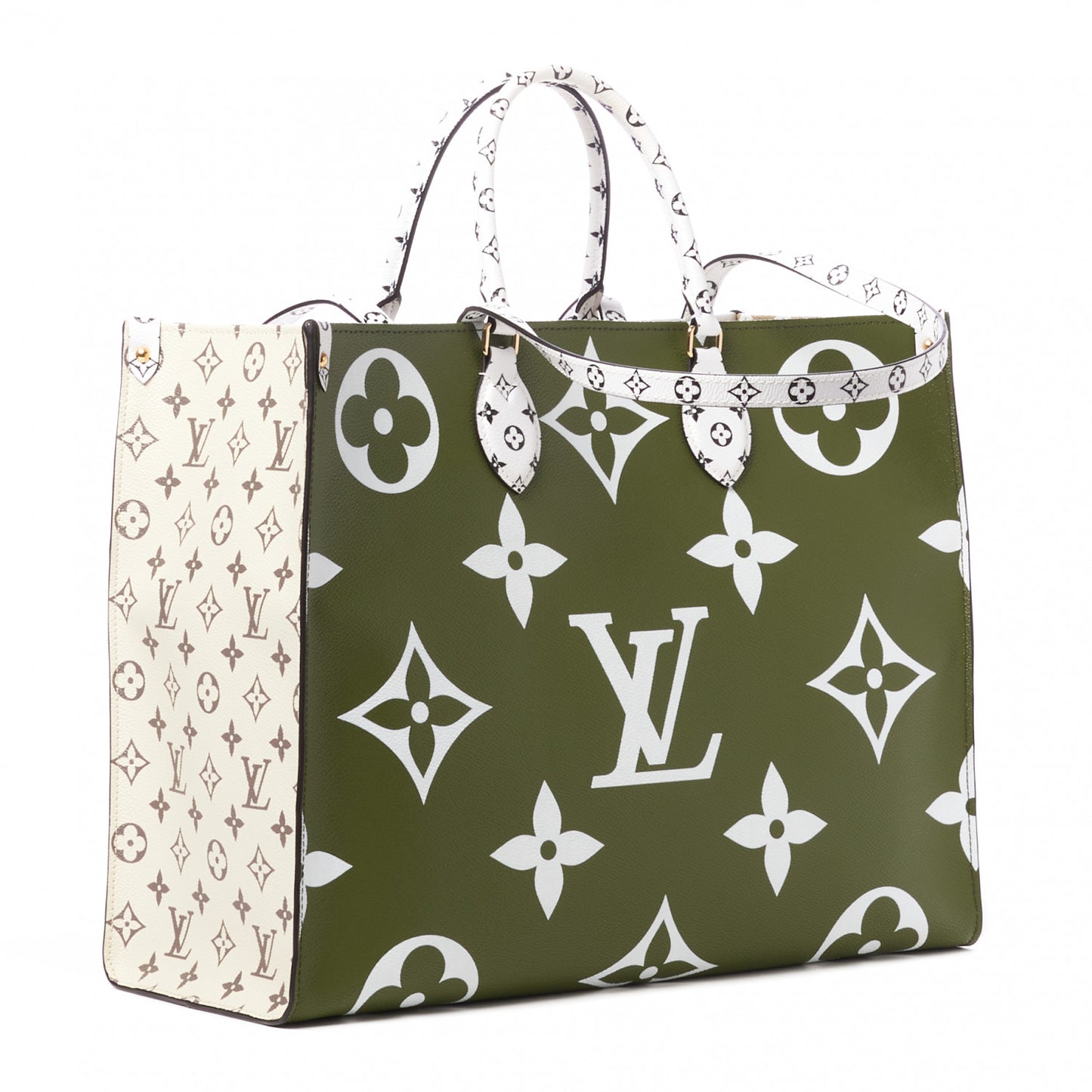 Monogram Giant Onthego GM Kaki Beige