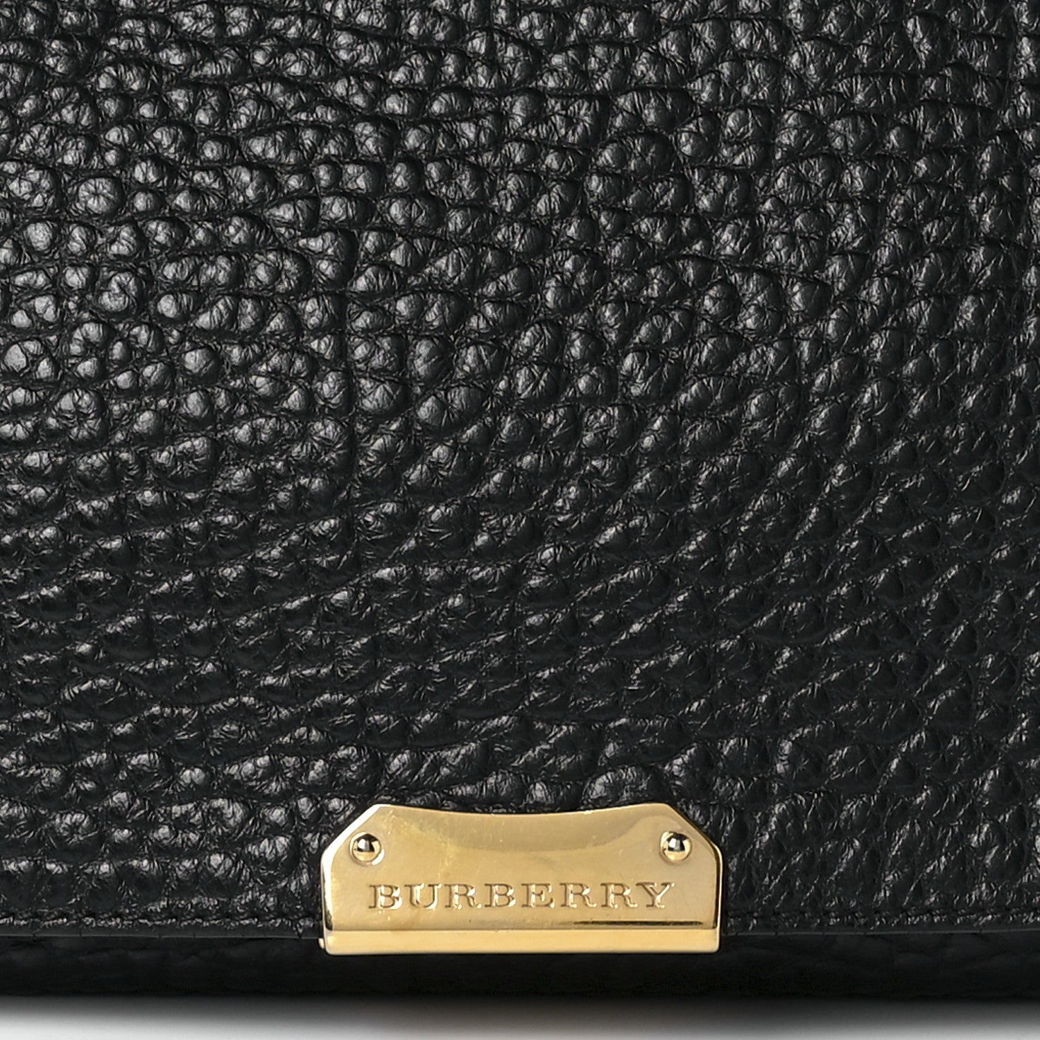 Burberry Signature Grain Small Madison Chain Clutch Black 7 of 10