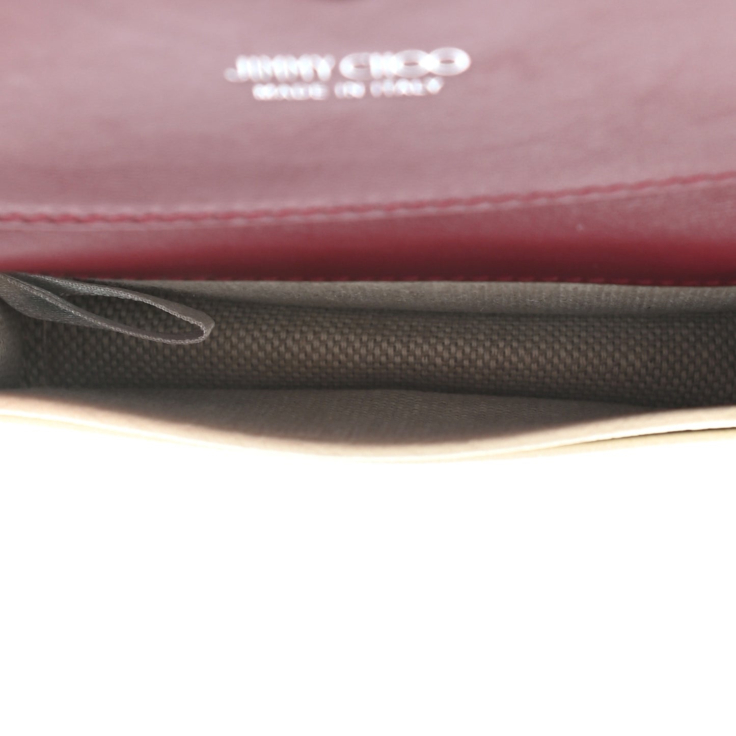 Grainy Calfskin Zuri Card Holder Linen