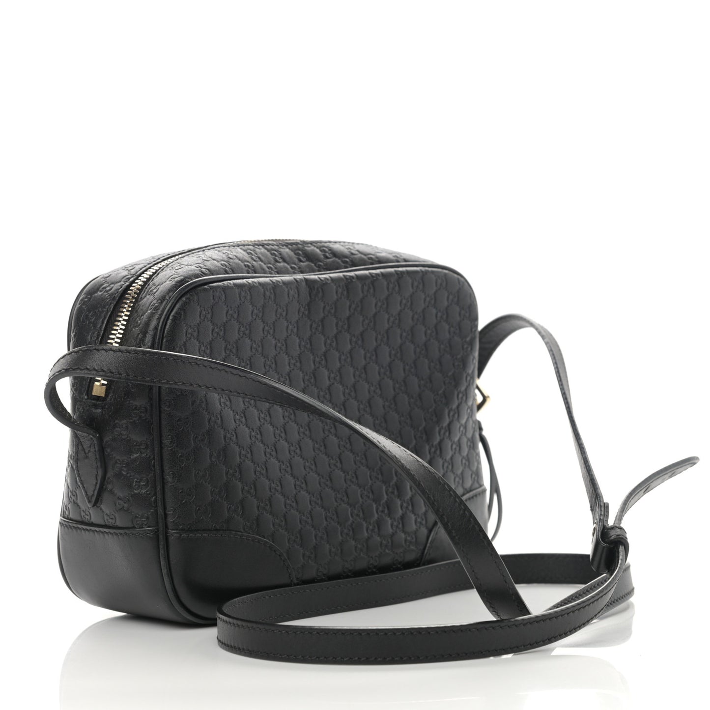 Microguccissima Mini Bree Messenger Bag Black