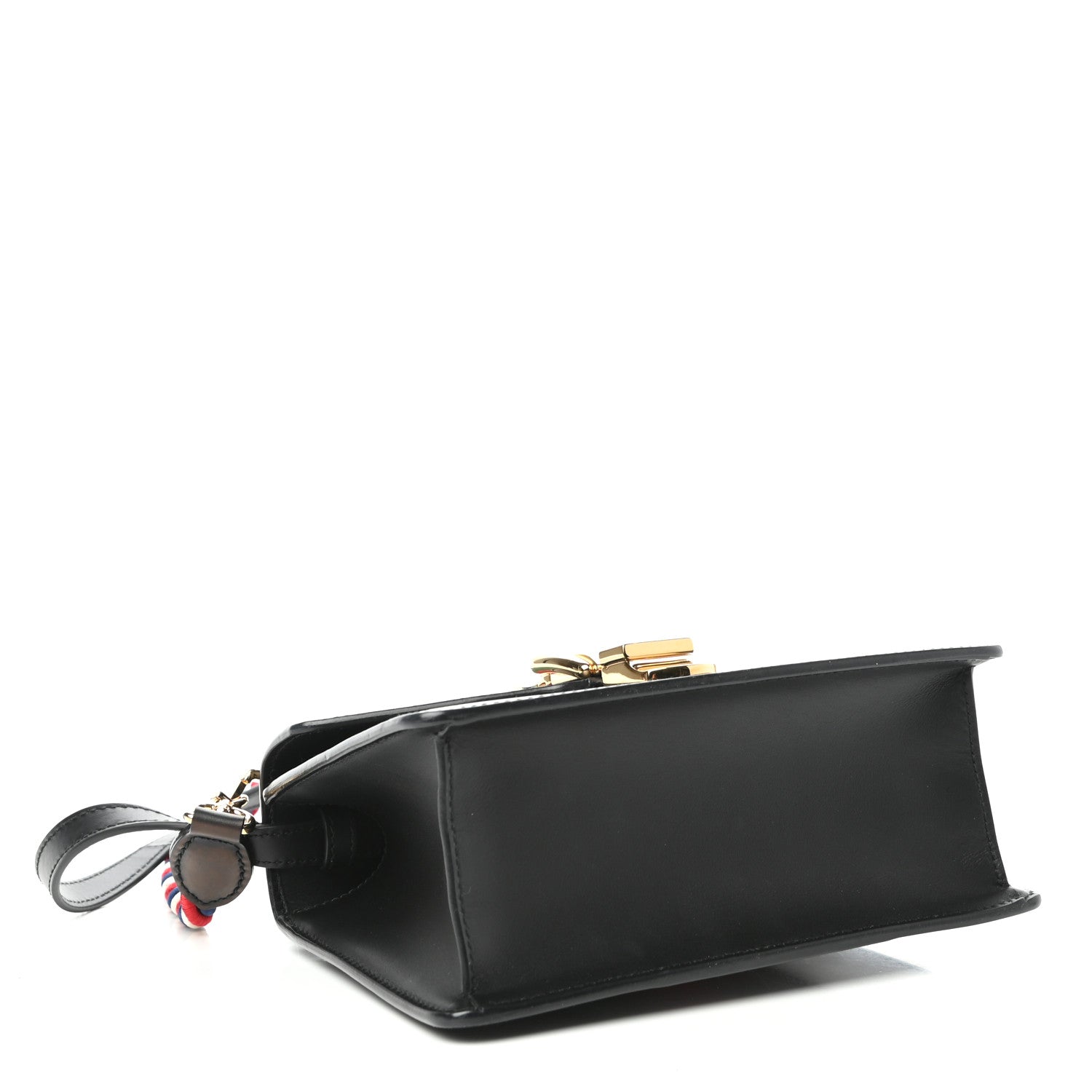Gucci Calfskin Mini Sylvie Top Handle Bag Black 4 of 10