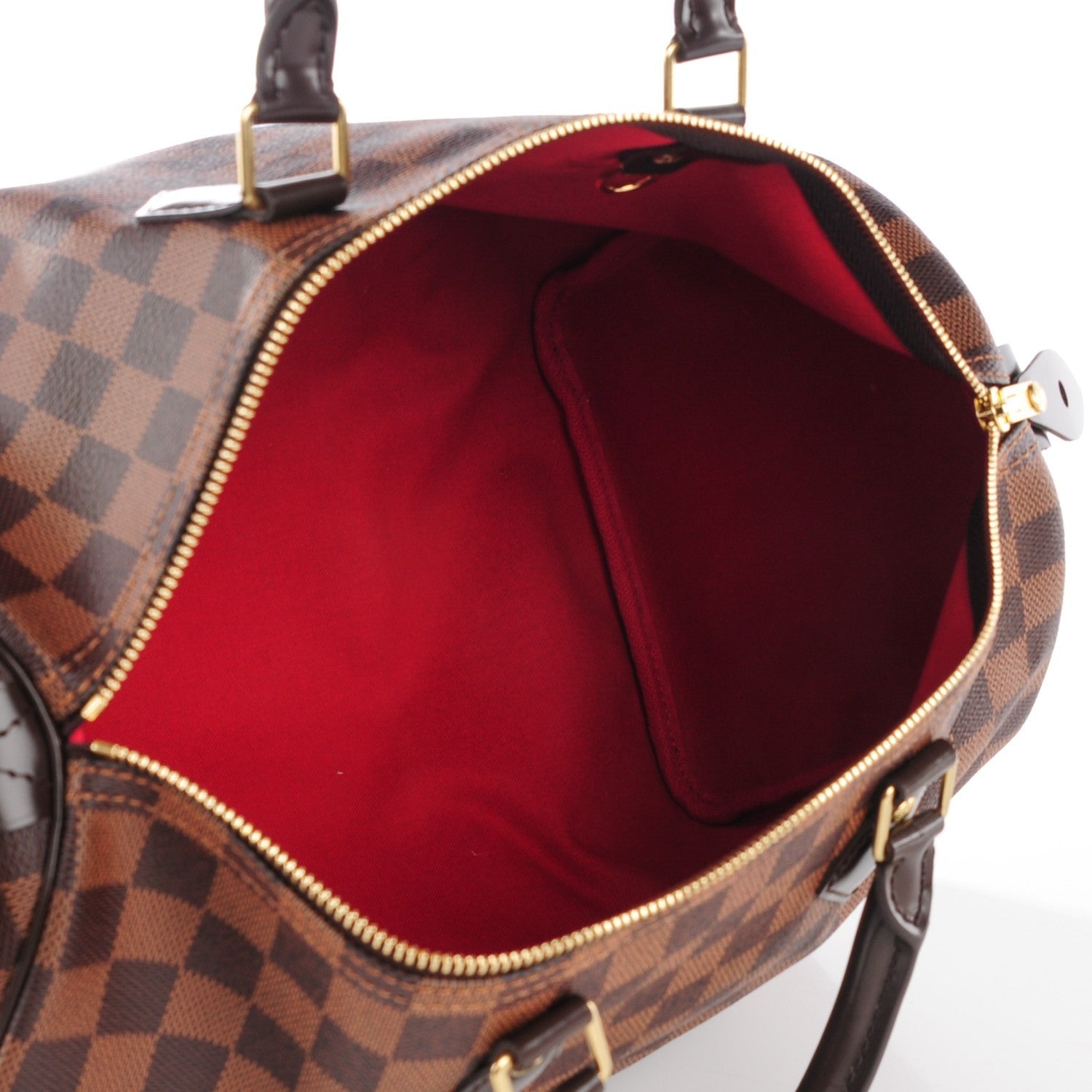 Louis Vuitton Damier Ebene Speedy 35 6 of 9
