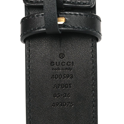 Gucci Calfskin Double G 40mm Belt 85 34 Black 4 of 6