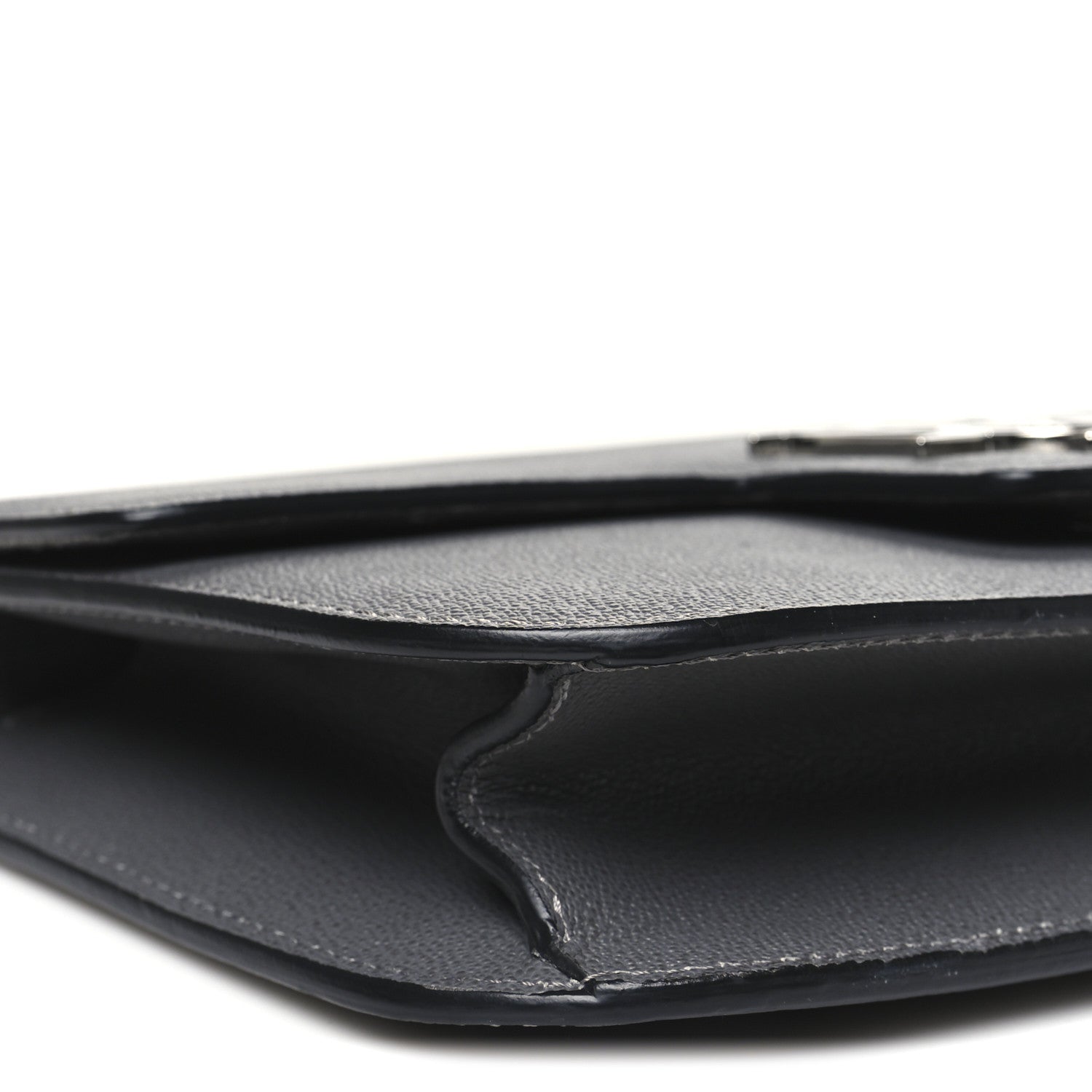Alexander McQueen Calfskin Medium Insignia Flap Grey 8 of 9