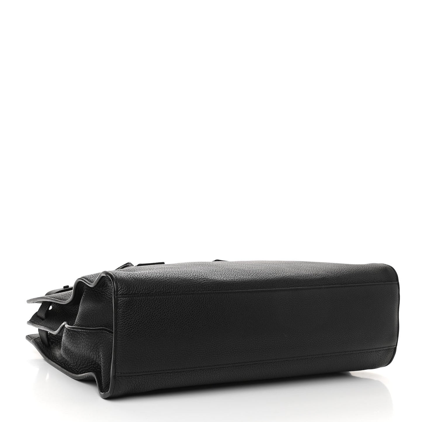 Grained Calfskin Medium Souple Sac De Jour Duffle Black