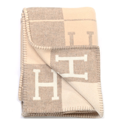 Hermes Wool Cashmere Avalon III Blanket Coco Camomille 2 of 3