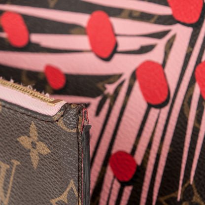 Louis Vuitton Monogram Jungle Dots Neo Neverfull MM Sugar Pink Poppy 7 of 8