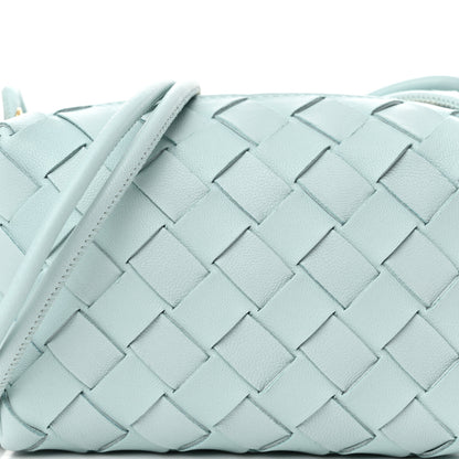 Bottega Veneta Nappa Intrecciato Candy Loop Camera Bag Teal Washed 7 of 10