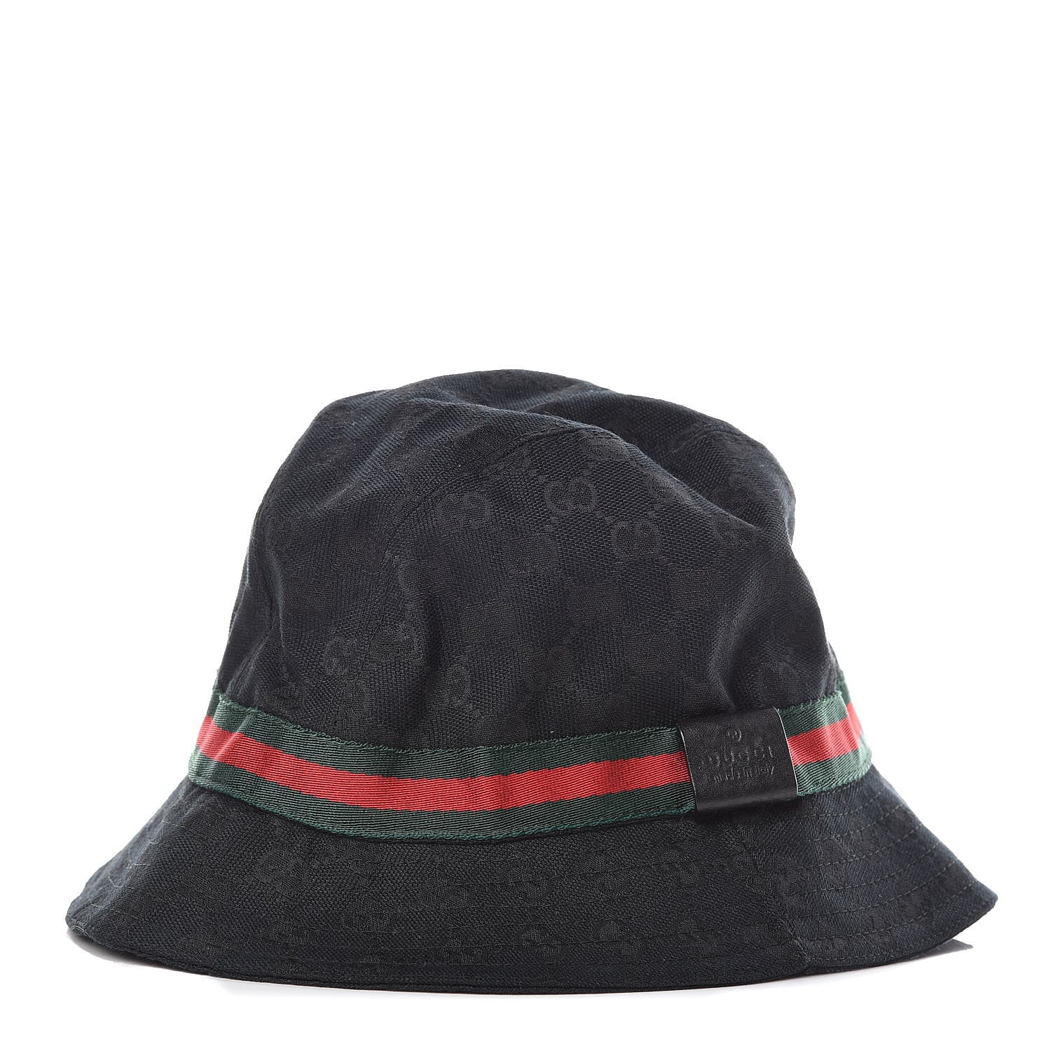 Gucci Monogram Web Bucket Hat M Black 1 of 6