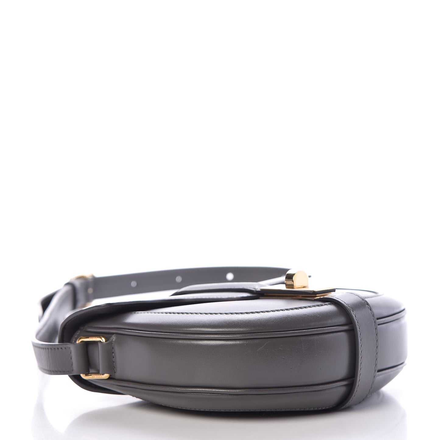 Satinated Calfskin Besace Small 16 Grey
