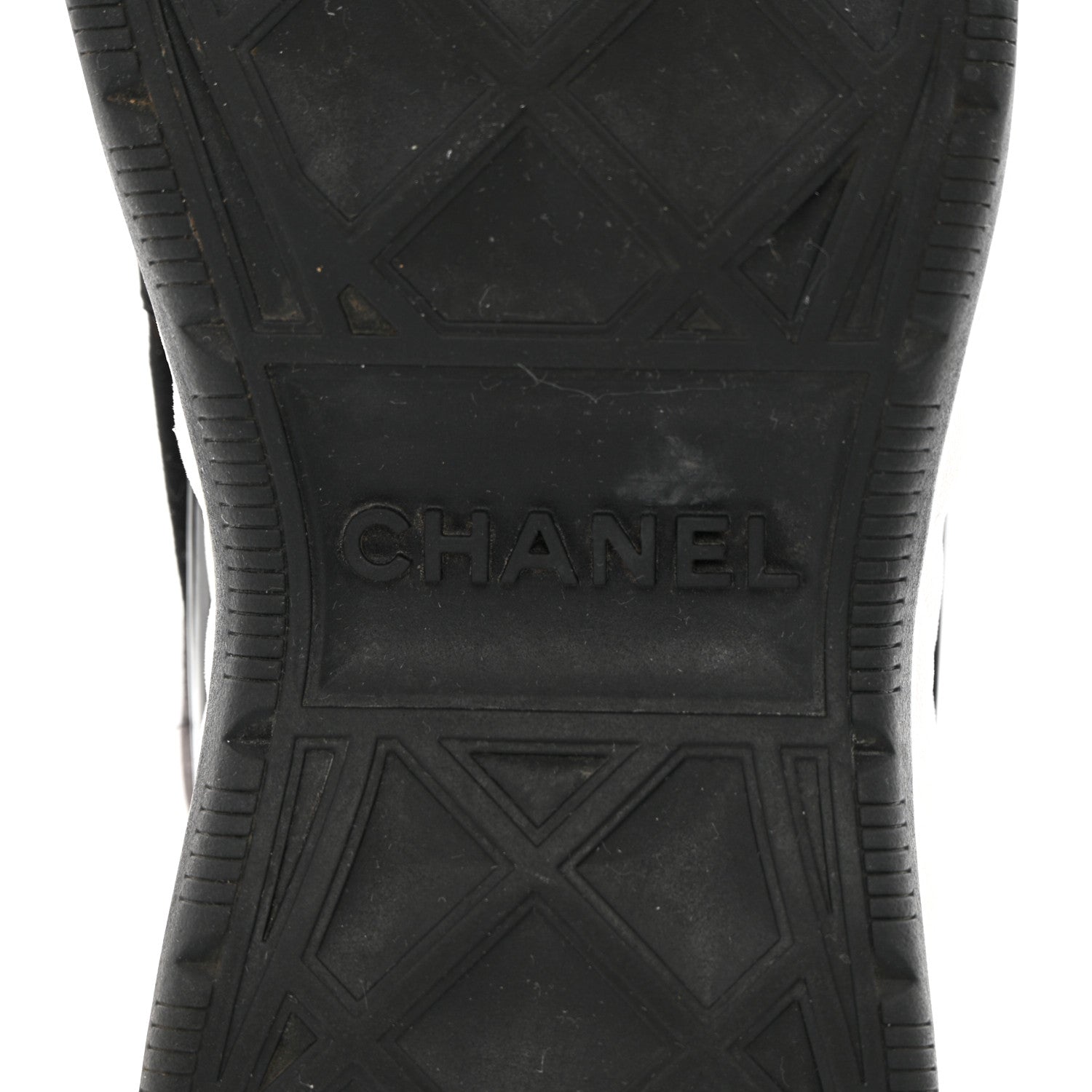 Chanel Velvet Calfskin Mixed Fibers CC Sneakers 39 Black 9 of 15