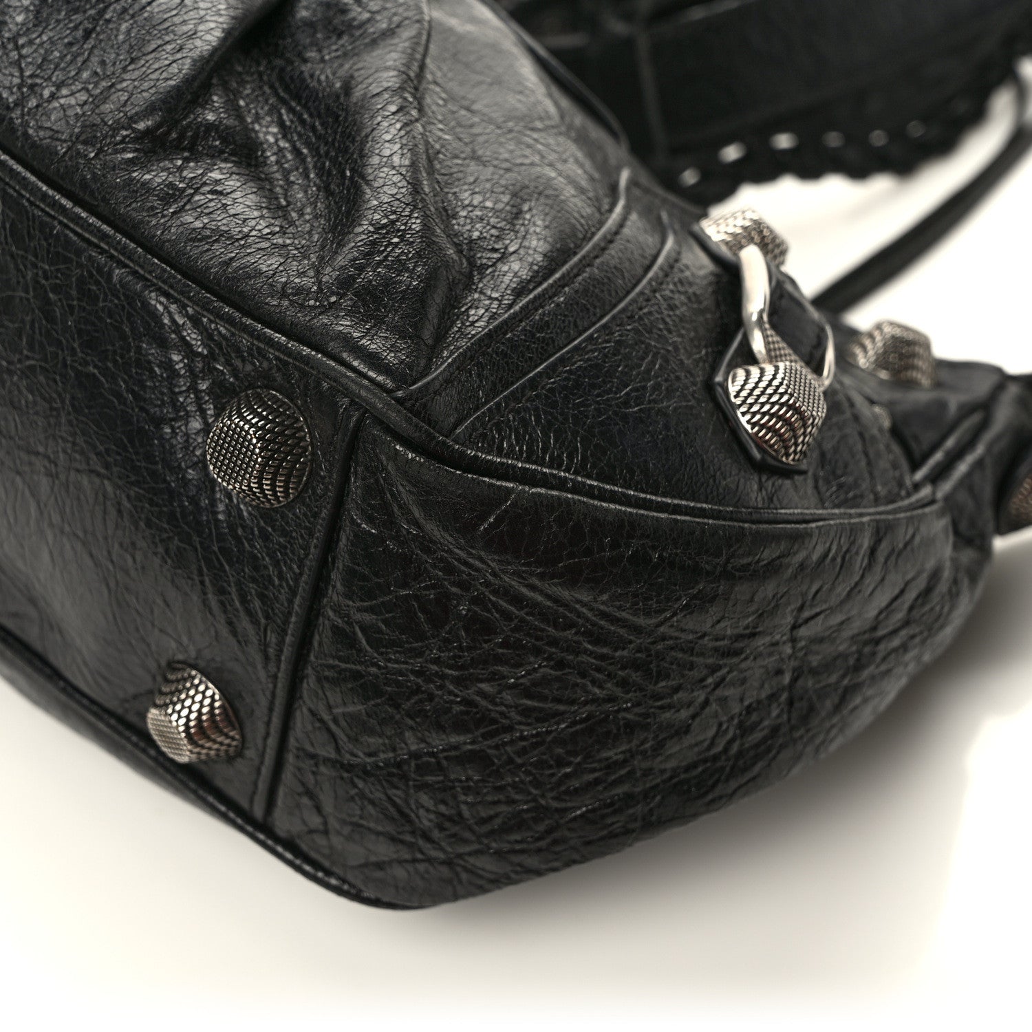 Balenciaga Agneau Arena Small Le Cagole Shoulder Bag Black 11 of 13