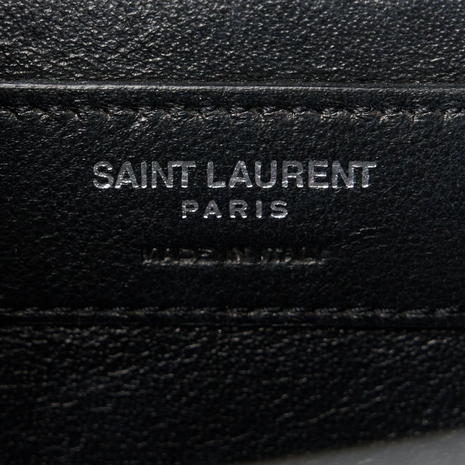 Saint Laurent Grain De Poudre Medium Classic Monogram Kate Satchel Black 7 of 11