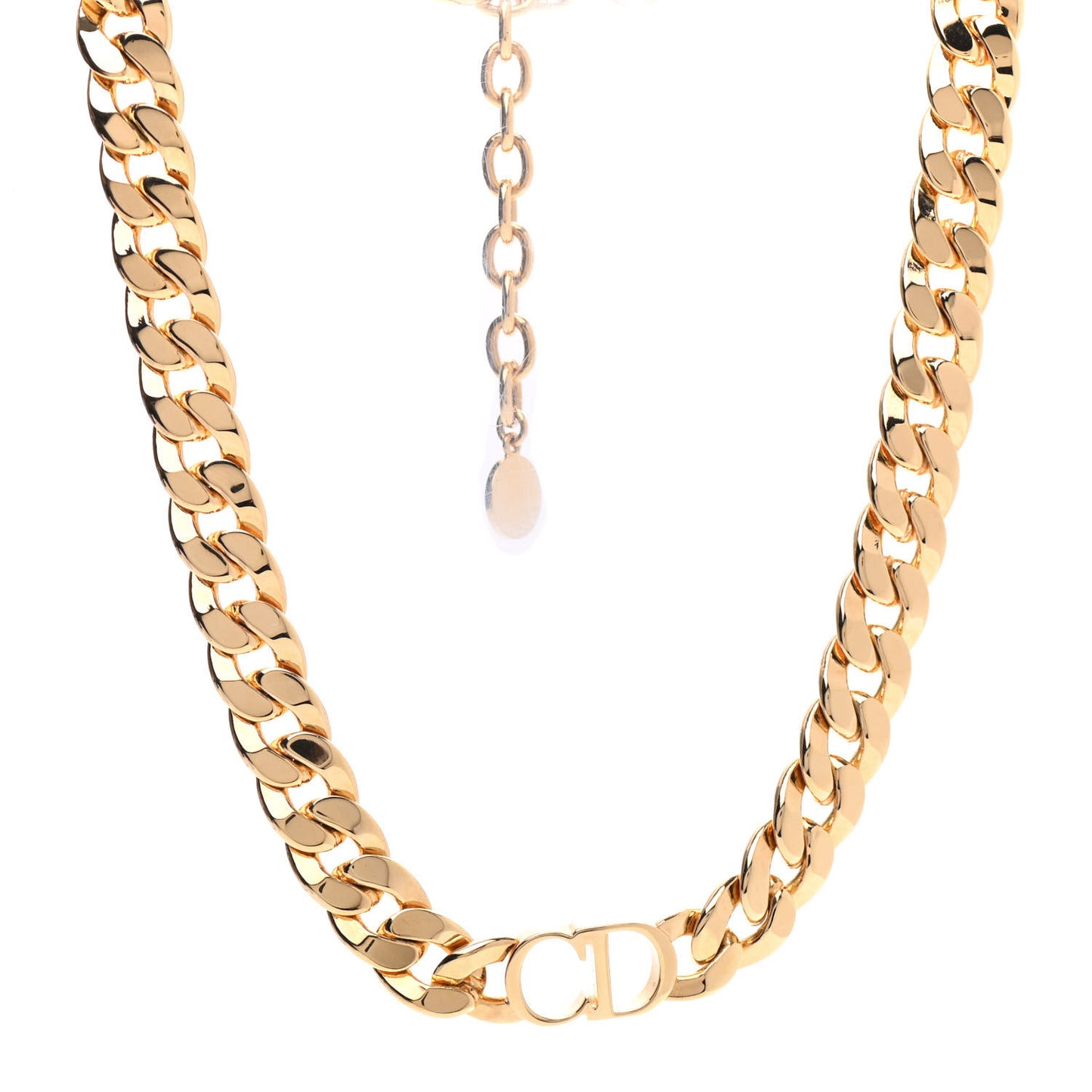 Metal Danseuse Etoile Chain Choker Necklace Gold
