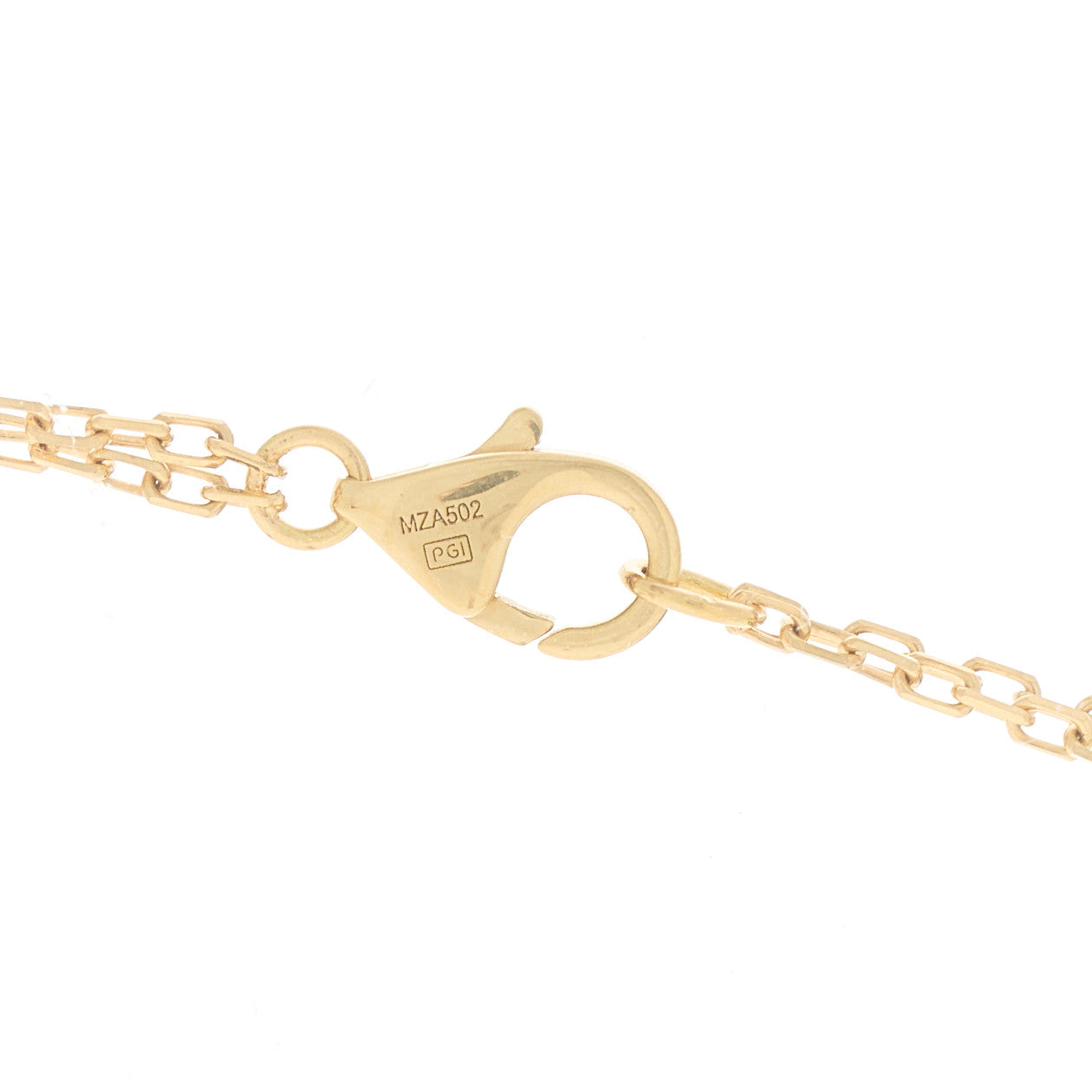 Cartier 18K Yellow Gold 2 Diamond LOVE Necklace 5 of 9