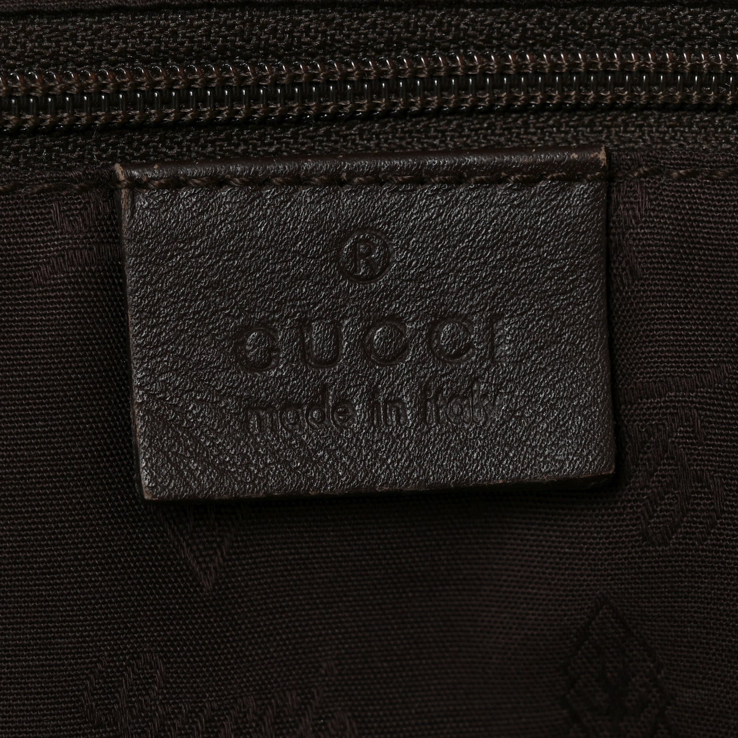 Gucci Guccissima Large Sukey Tote Dark Brown 6 of 10