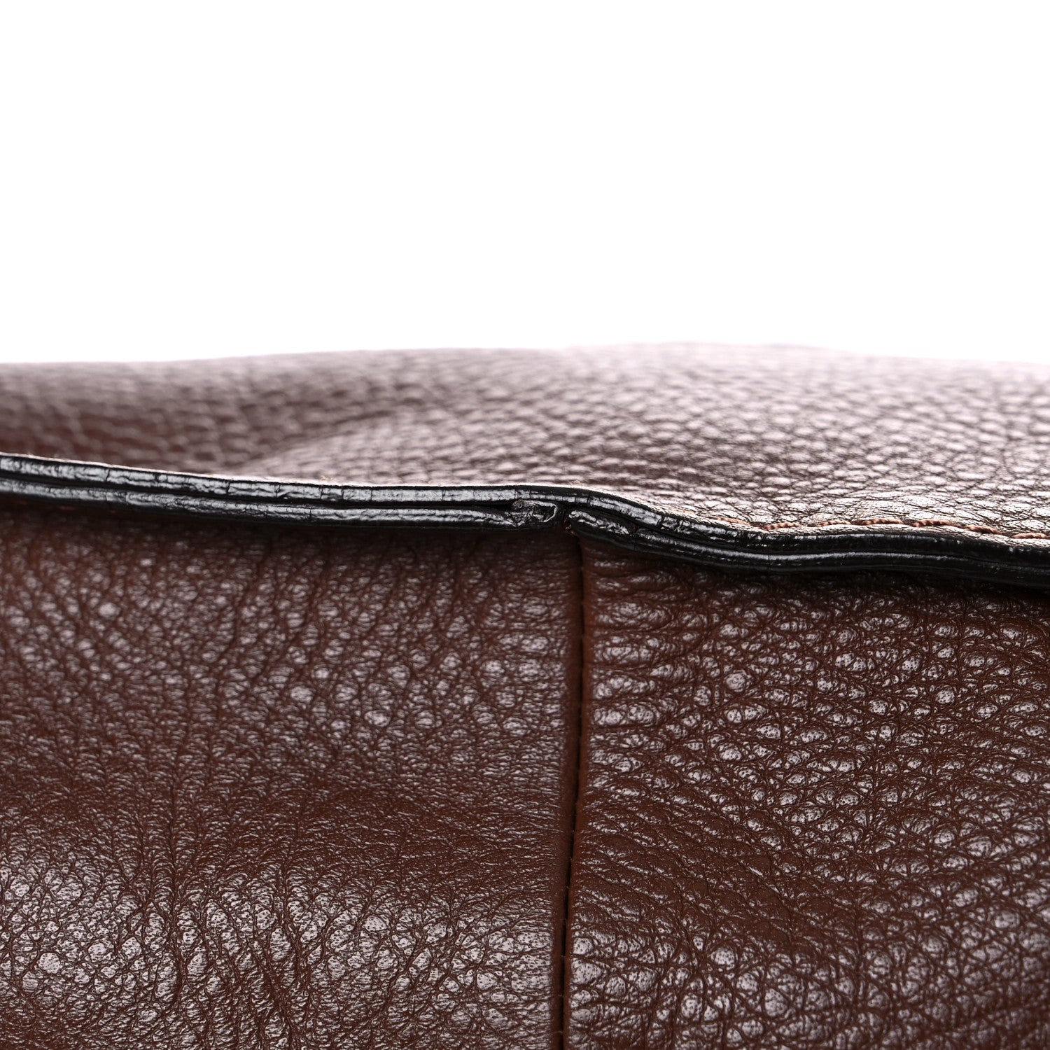 Chloe Calfskin Large Marcie Satchel Brown Seed 13 of 22