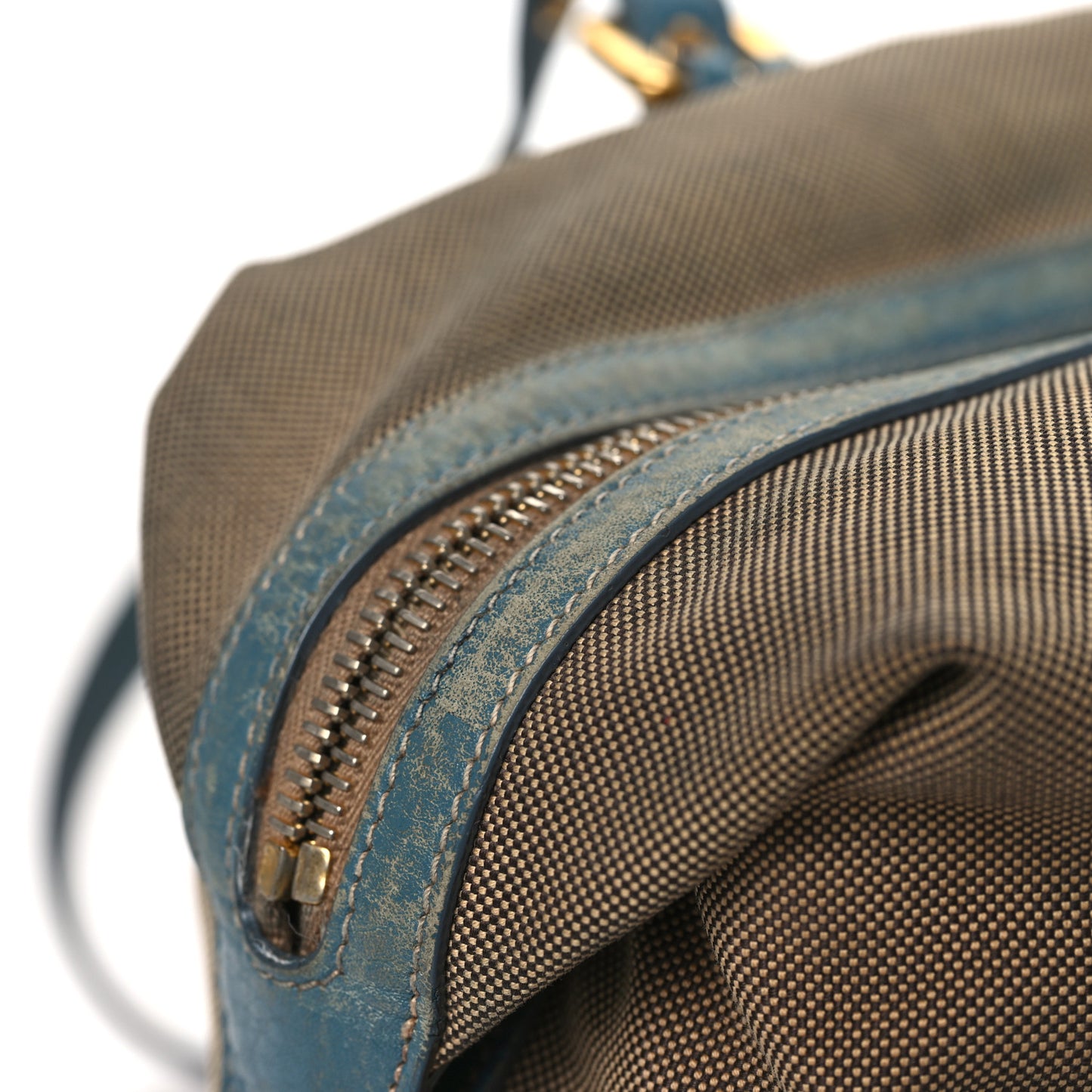 Jacquard Logo Tote Blue