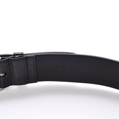 Gucci Patent Rubber Game Patch Logo Belt Bag 95 38 Black 11 of 11
