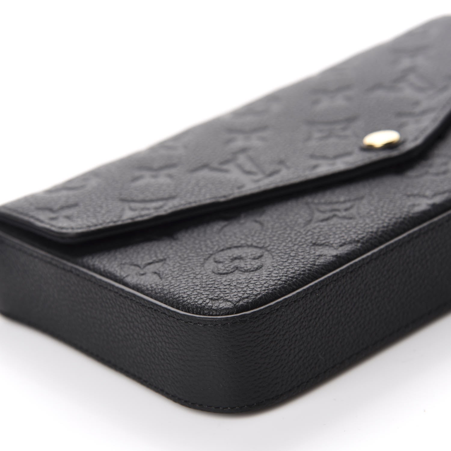 Louis Vuitton Empreinte Pochette Felicie Chain Wallet Black 6 of 11