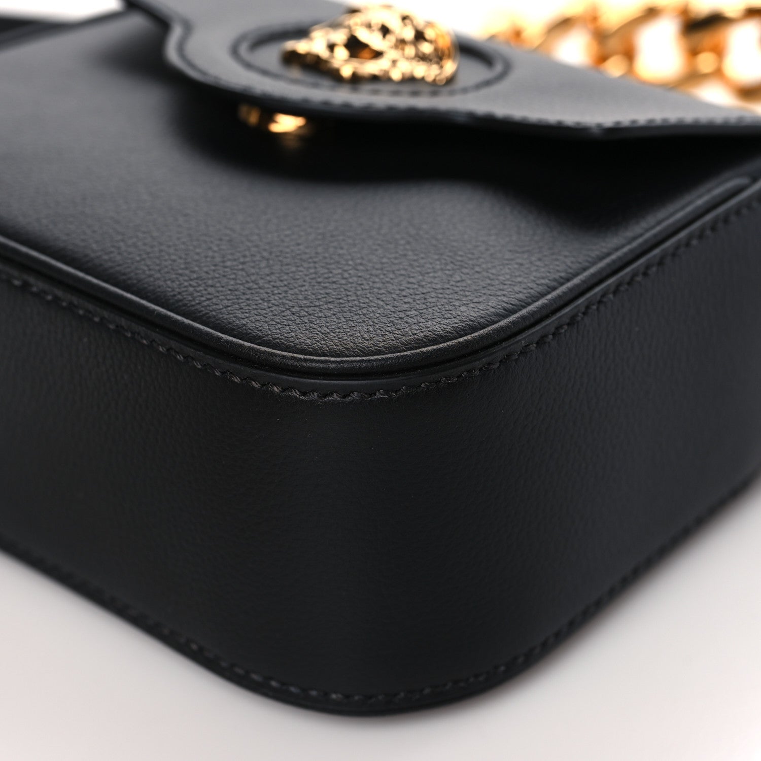Versace Grained Calfskin Mini La Medusa Bag Black 8 of 8