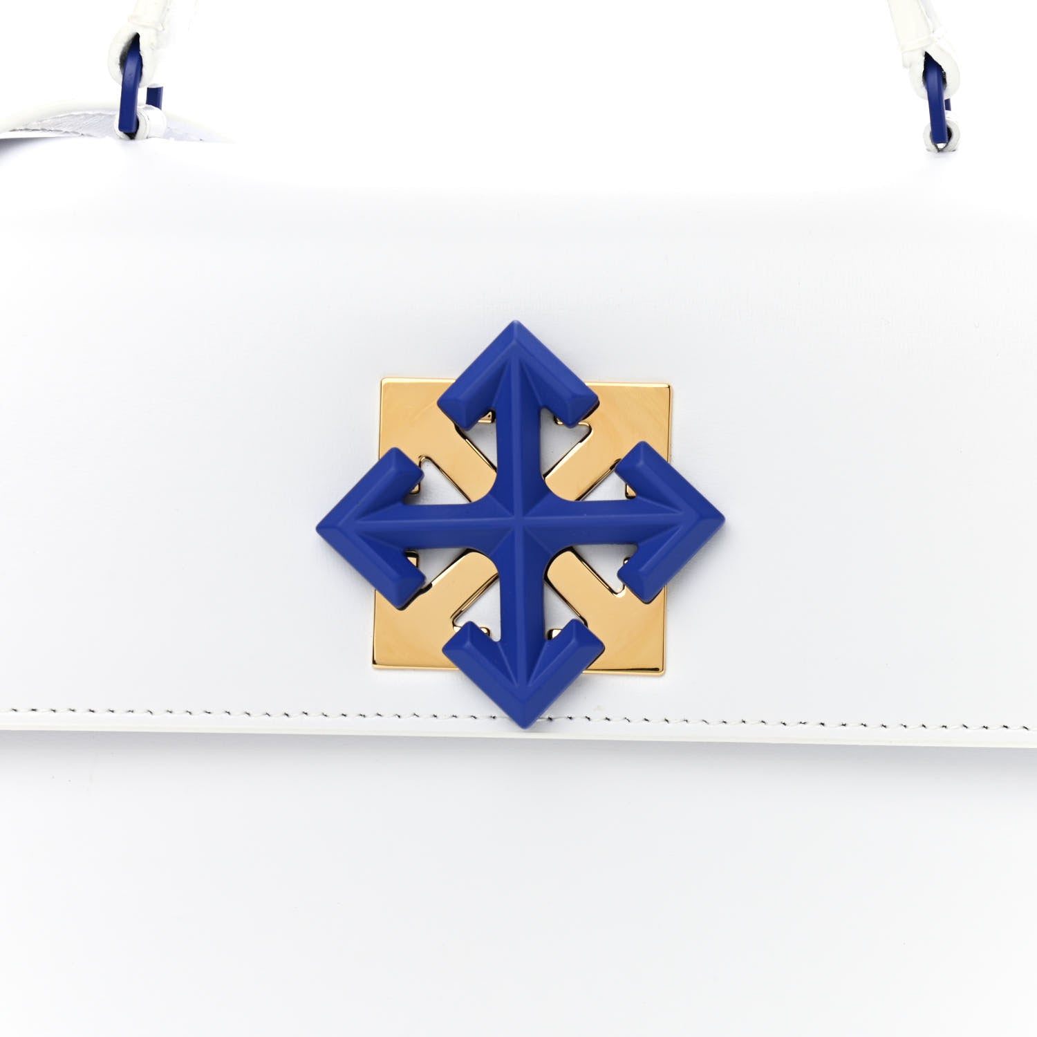 Off-White Calfskin Jitney 2.8 Bag White 8 of 10