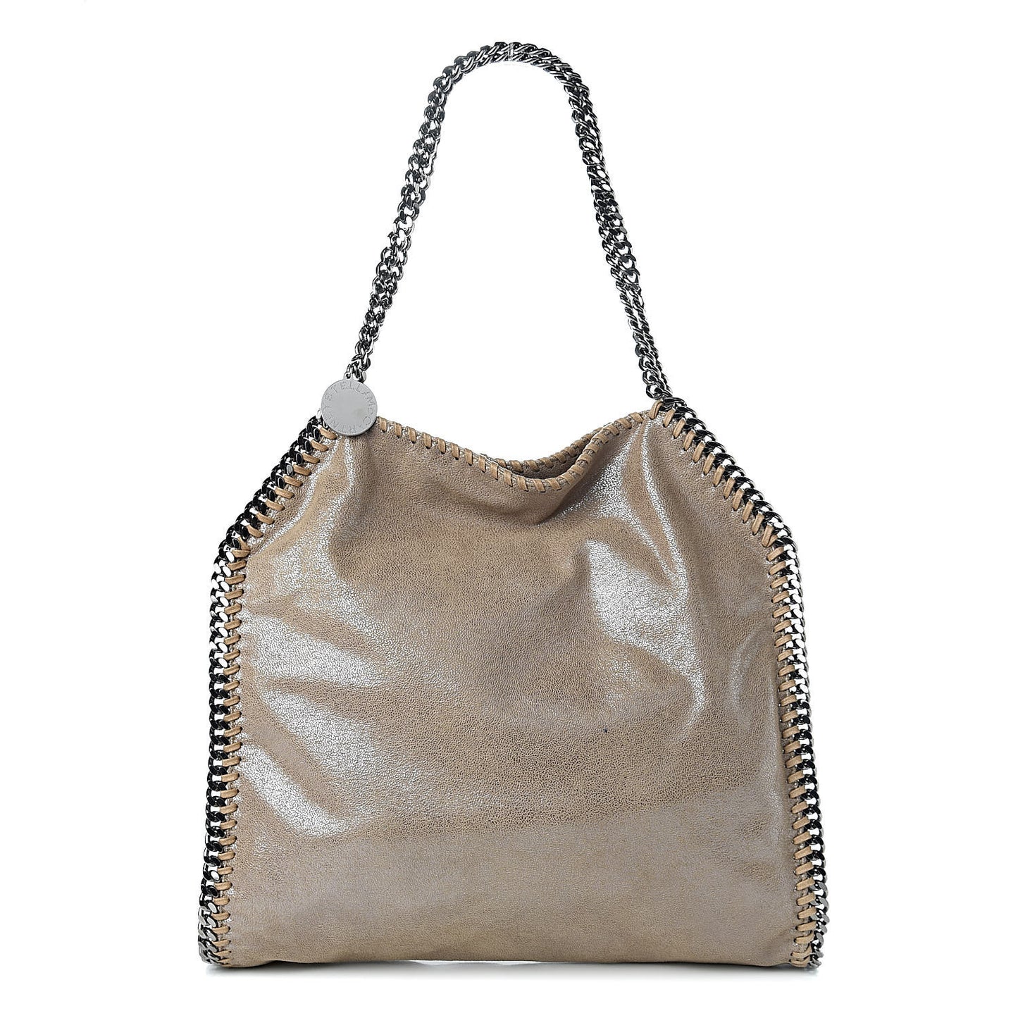 Shaggy Deer Small Falabella Tote Taupe